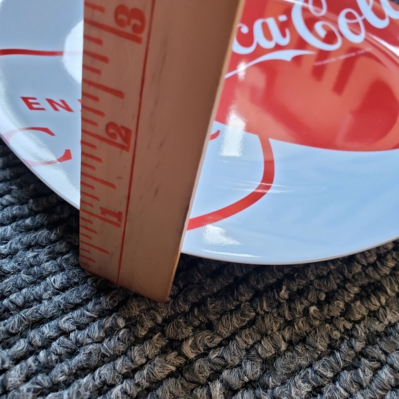 Set of 4 Coca Cola Large Plastic Plates Dishes by Gibson Vintage Collectibles - Picture 3 of 9